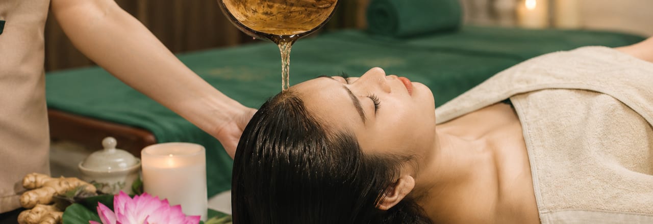 Gội đầu dưỡng sinh thảo dược tại Cenni Spa Hà Tĩnh